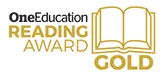 One Education Reading Award Gold logo