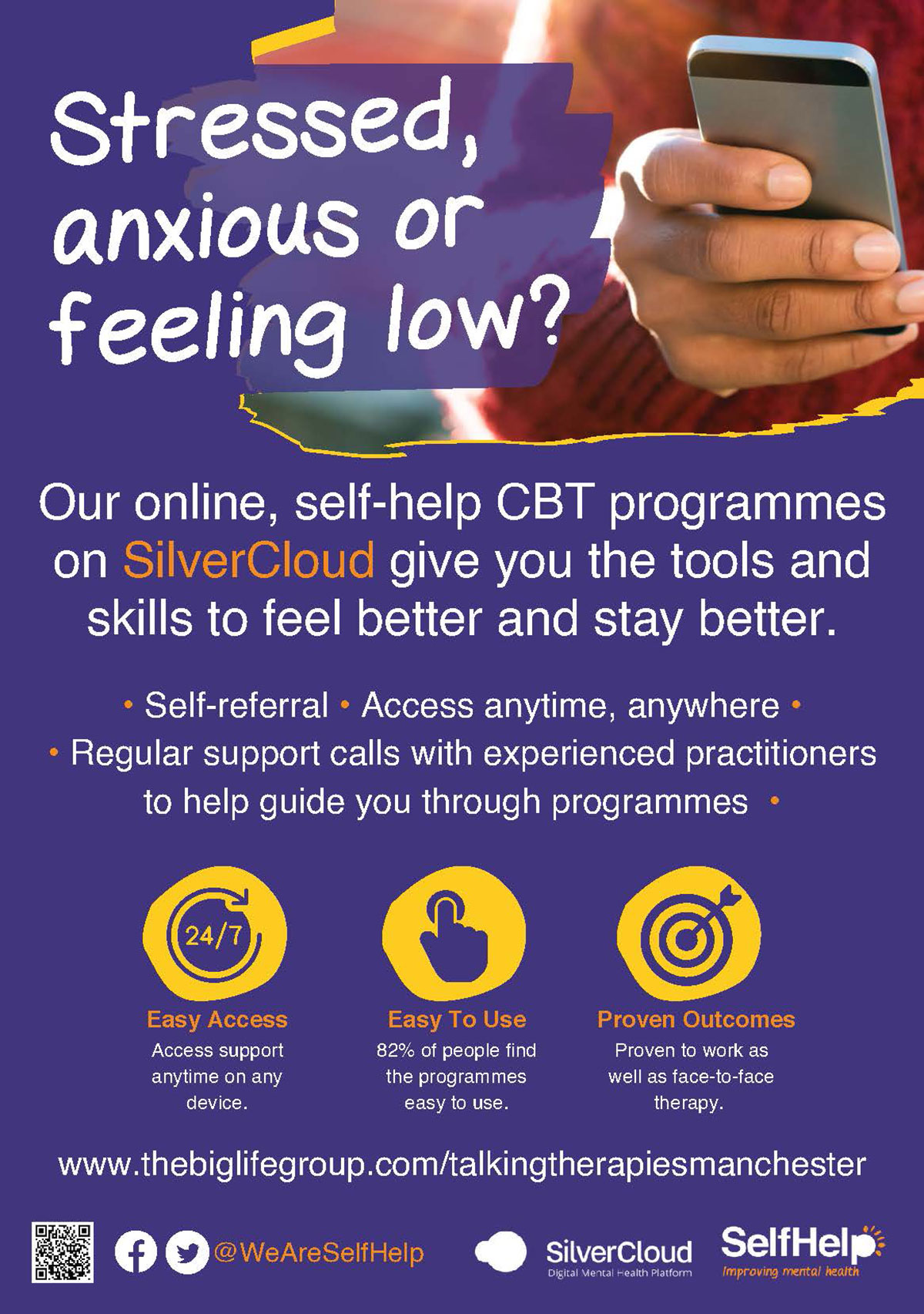 Introducing SilverCloud Therapy Programmes, from SelfHelp WRHS