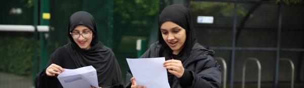 Students celebrate their results on GCSE Results Day 2025