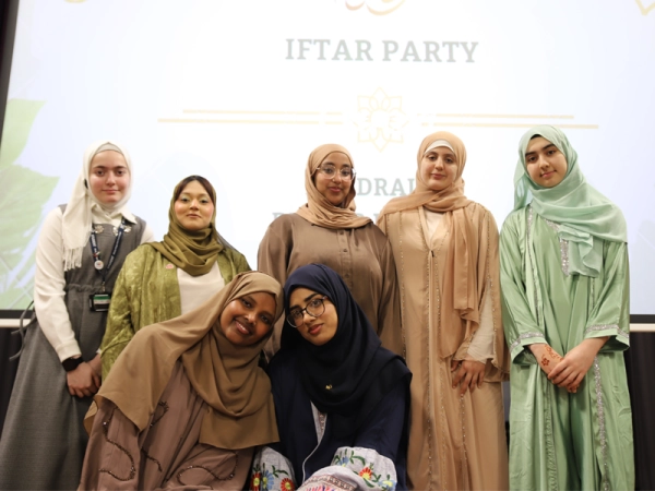Students during an Iftar 2026 event